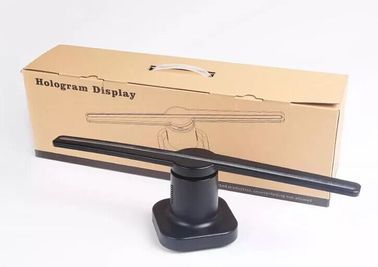 Black / White 3D LED Hologram Display With SD Card Content Upload Easy To Install
