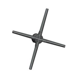 Advertising WIFI 3D Naked Eye LED 3D Hologram Display Fan 36W With Gift Box